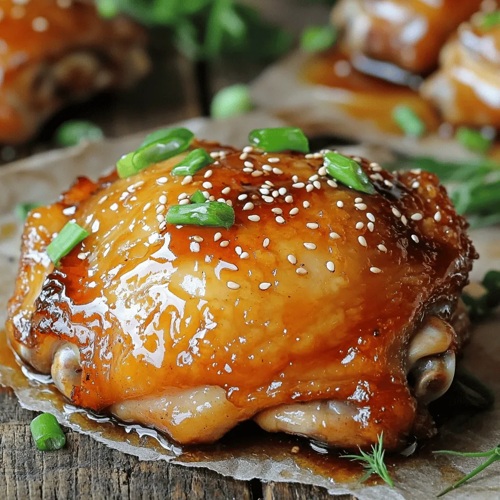 Honey Garlic Chicken Thighs Simple and Tasty Meal