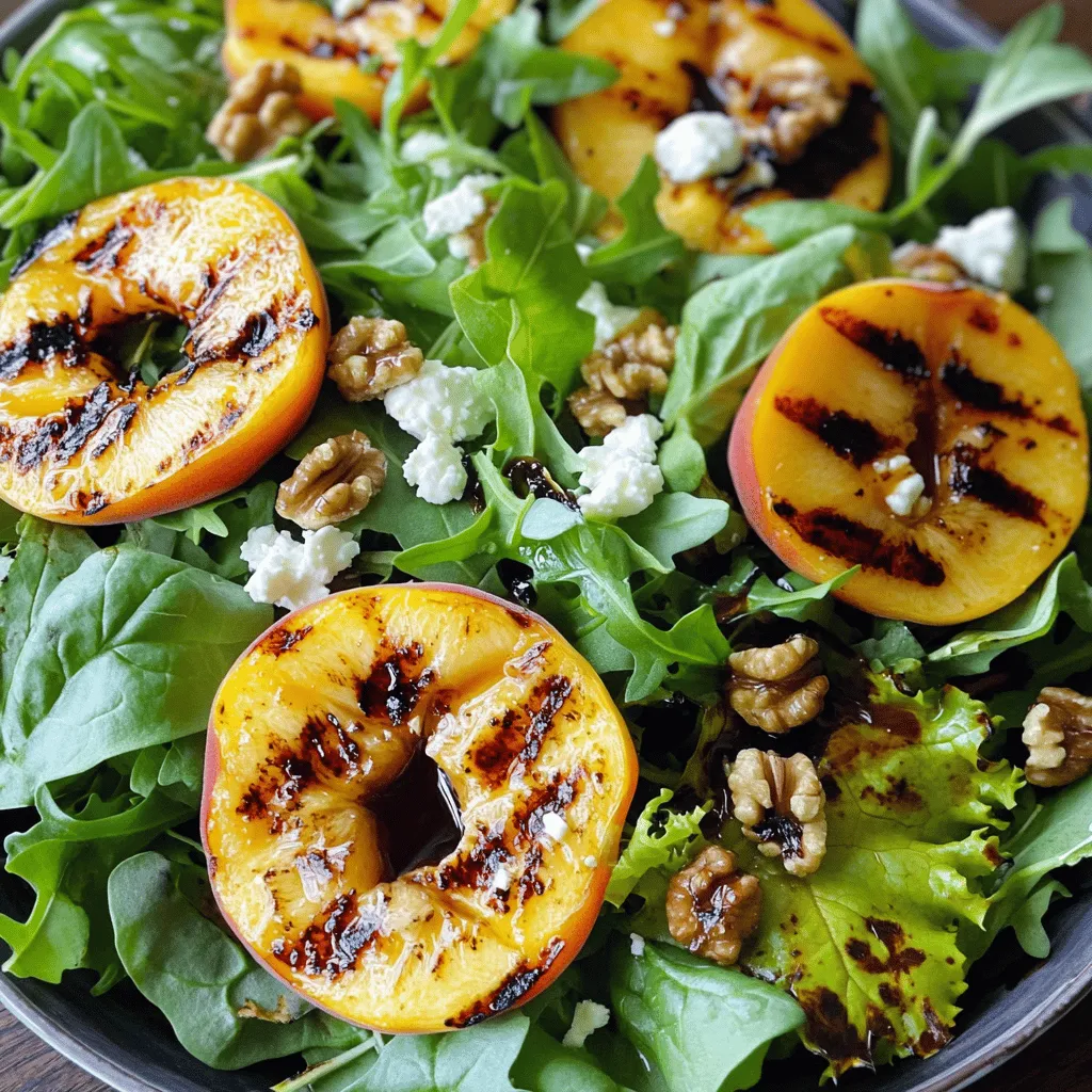 Grilled Peach Salad Fresh and Flavorful Recipe