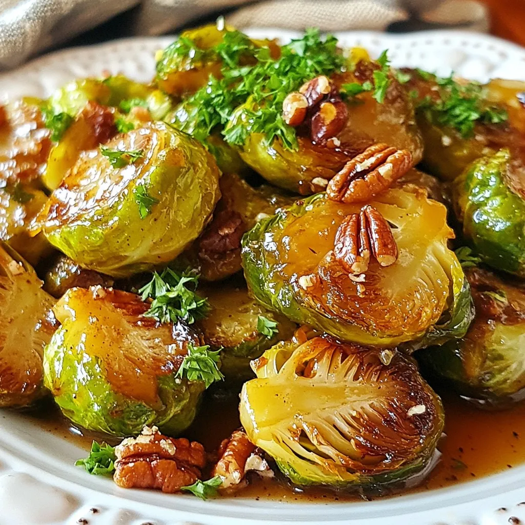 Maple Roasted Brussels Sprouts Healthy Flavorful Dish