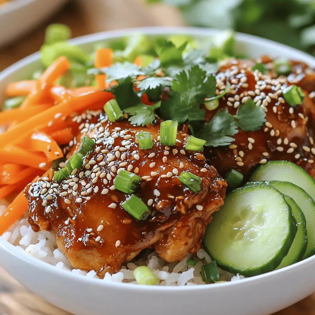 Spicy Korean Chicken Bowls Easy and Tasty Meal