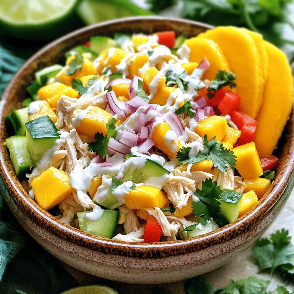 Mango Chicken Salad Fresh and Flavorful Delight