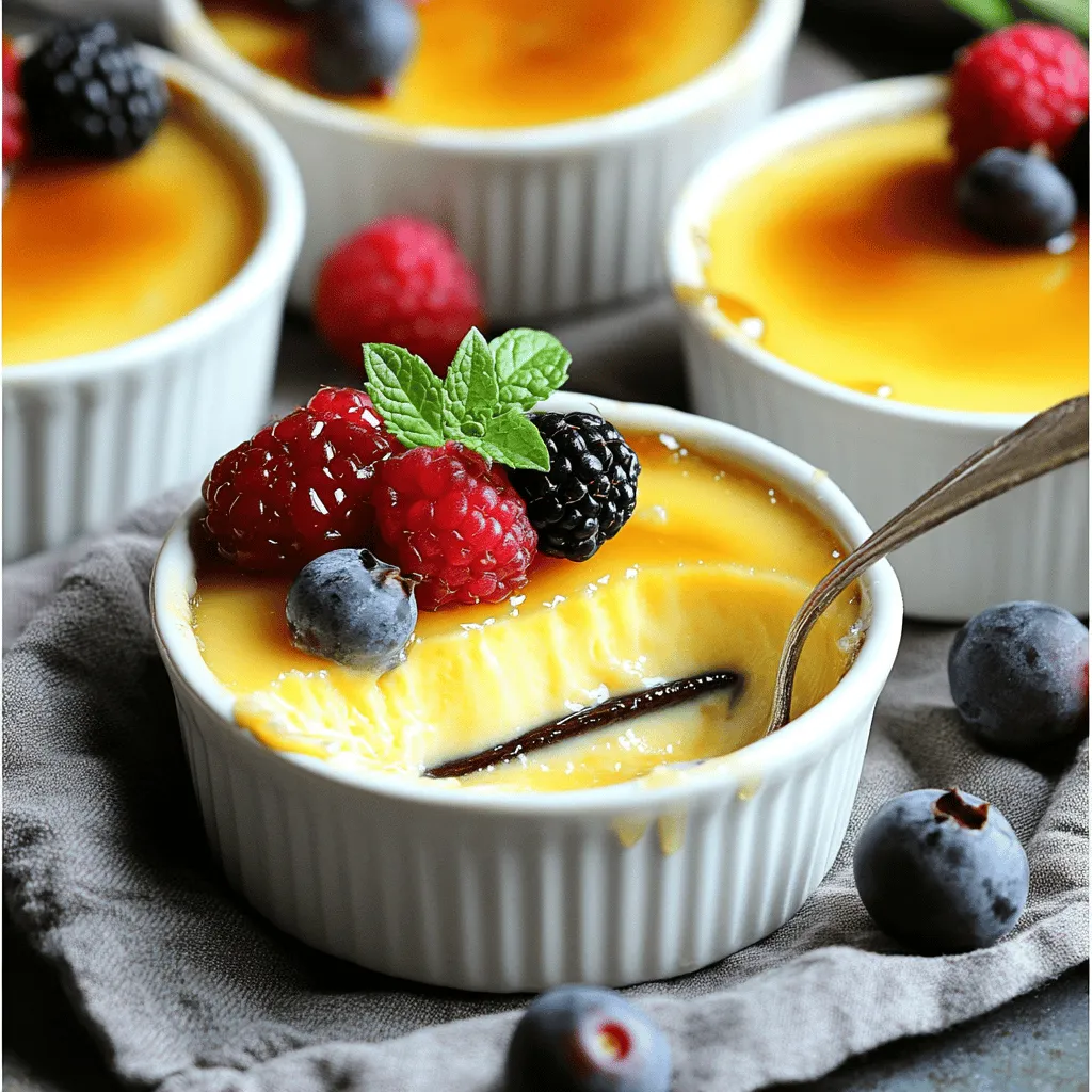 Vanilla Bean Crème Brûlée Rich and Creamy Delight