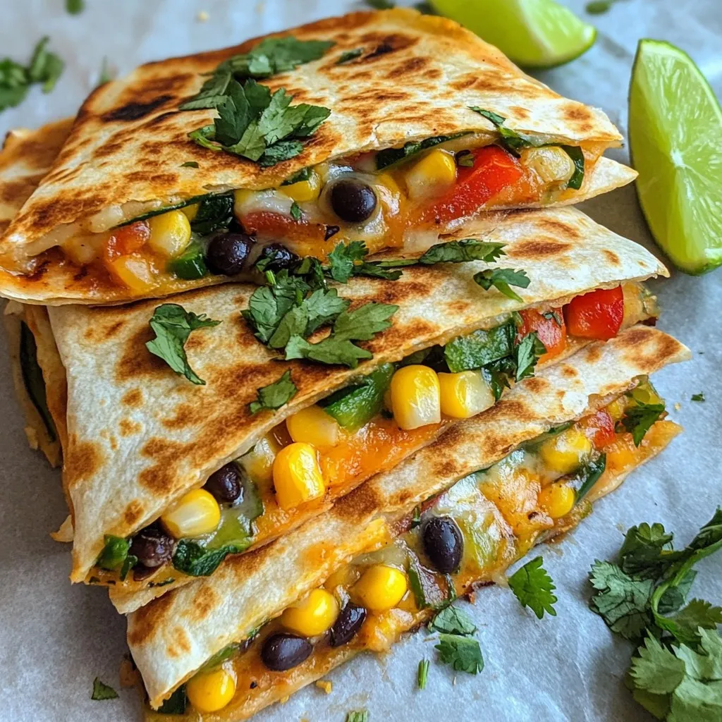 Loaded Veggie Quesadillas Flavorful and Easy Meal