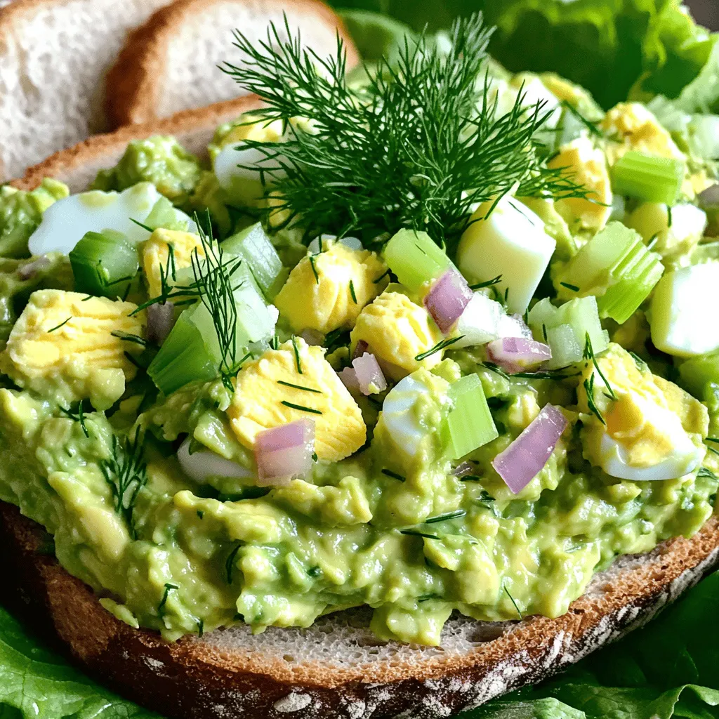 Avocado Egg Salad Wholesome and Flavorful Recipe