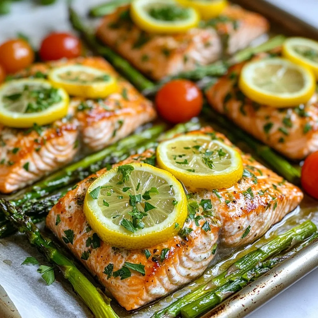 Sheet Pan Lemon Herb Salmon Flavorful and Easy Dish