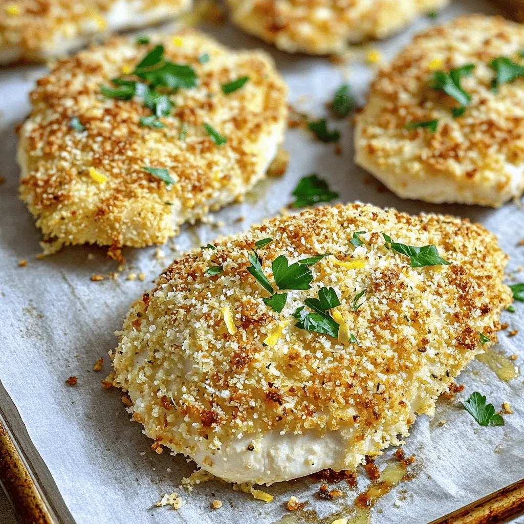 Parmesan Crusted Chicken Crispy and Flavorful Delight