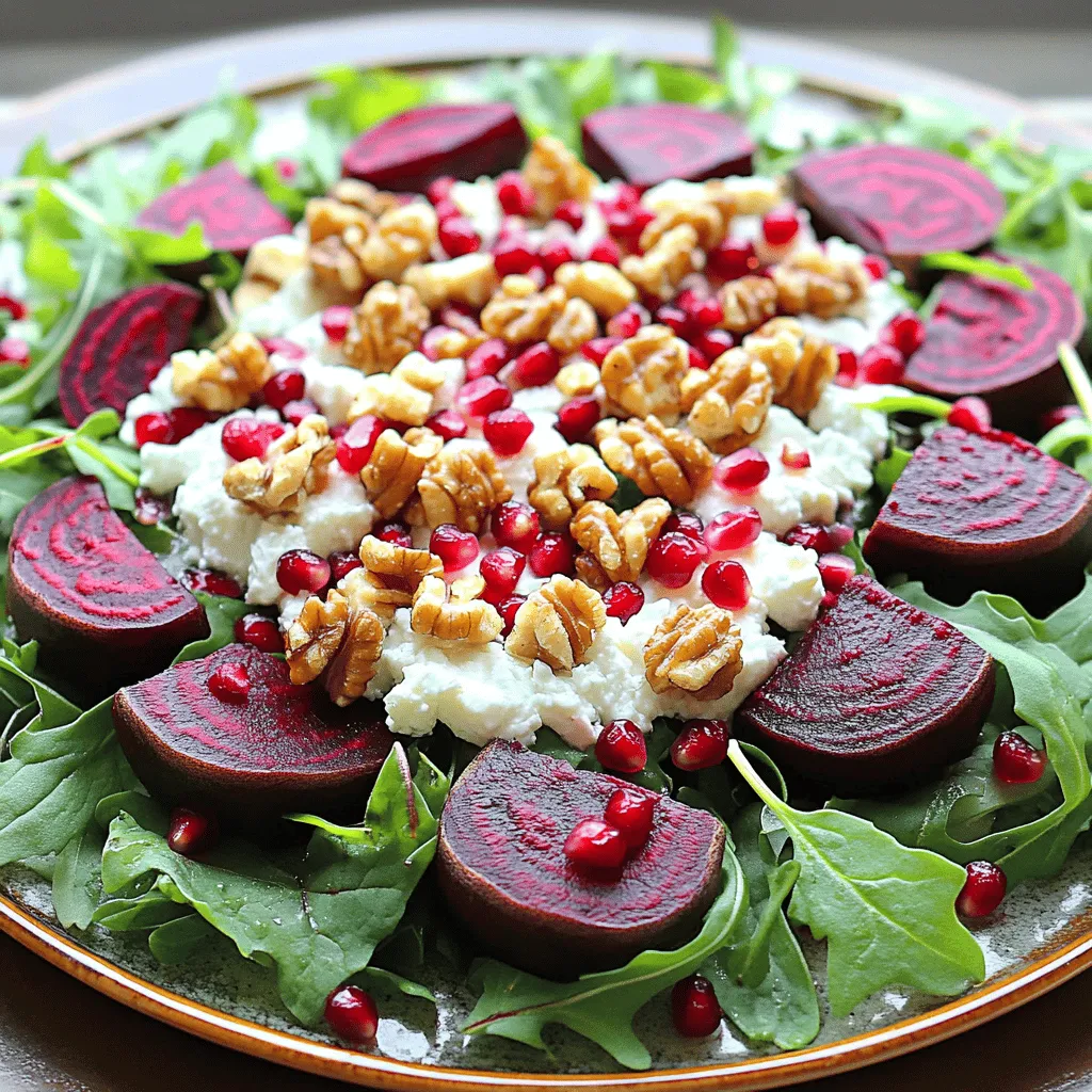 Roasted Beet Goat Cheese Salad Flavorful Fresh Dish