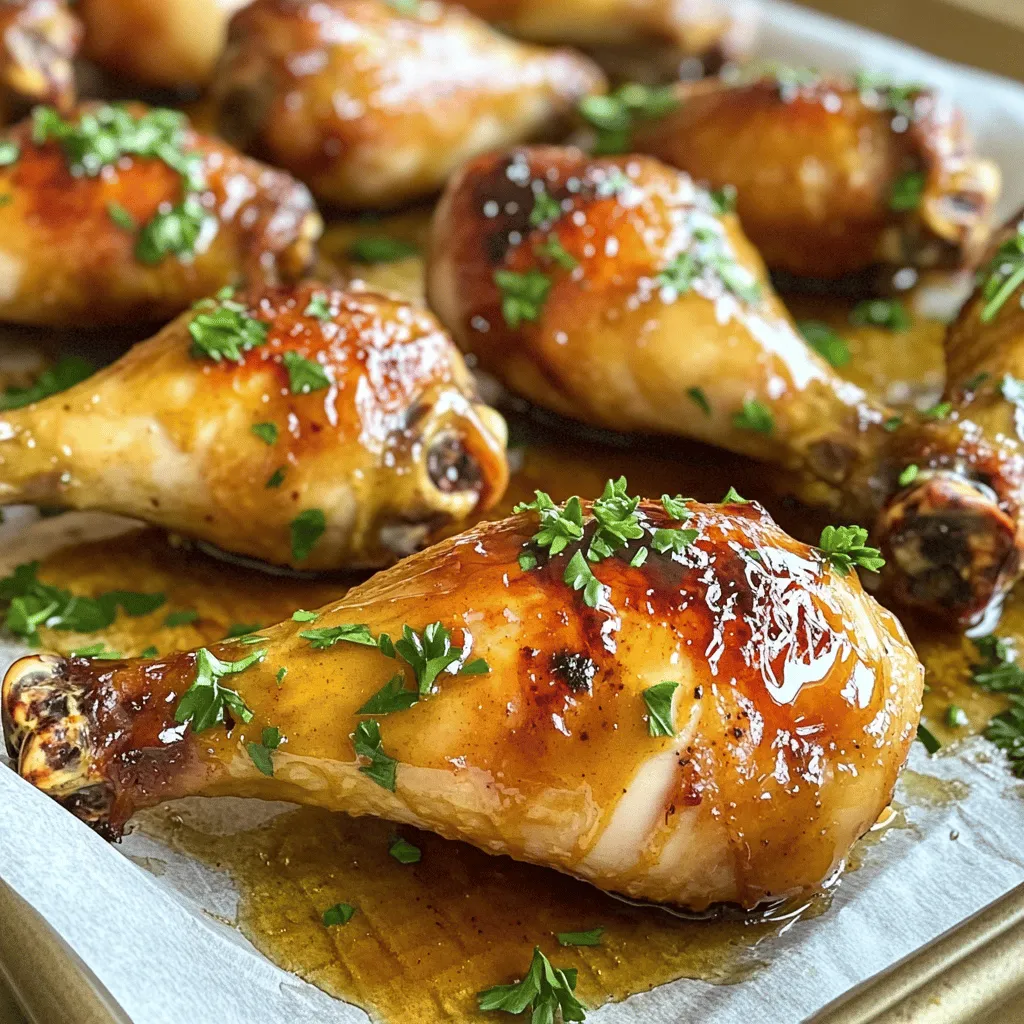 Maple Mustard Roasted Chicken Drumsticks Delightful Meal