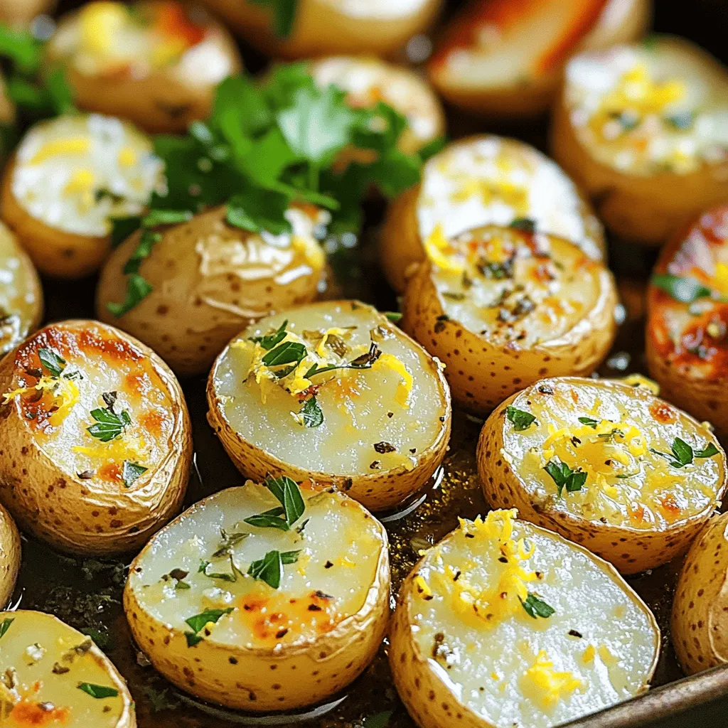 One Pan Greek Lemon Potatoes Easy and Flavorful Dish
