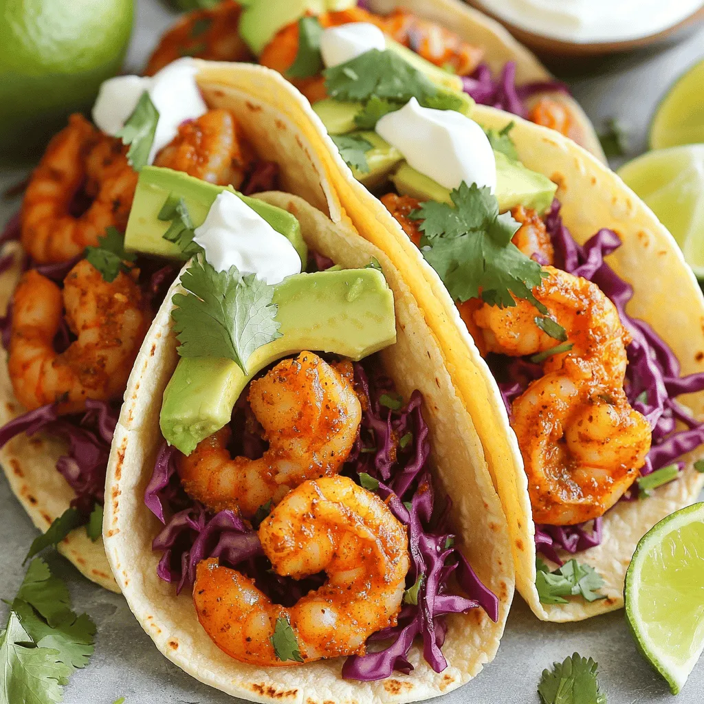 Spicy Firecracker Shrimp Tacos Irresistible Flavor Burst