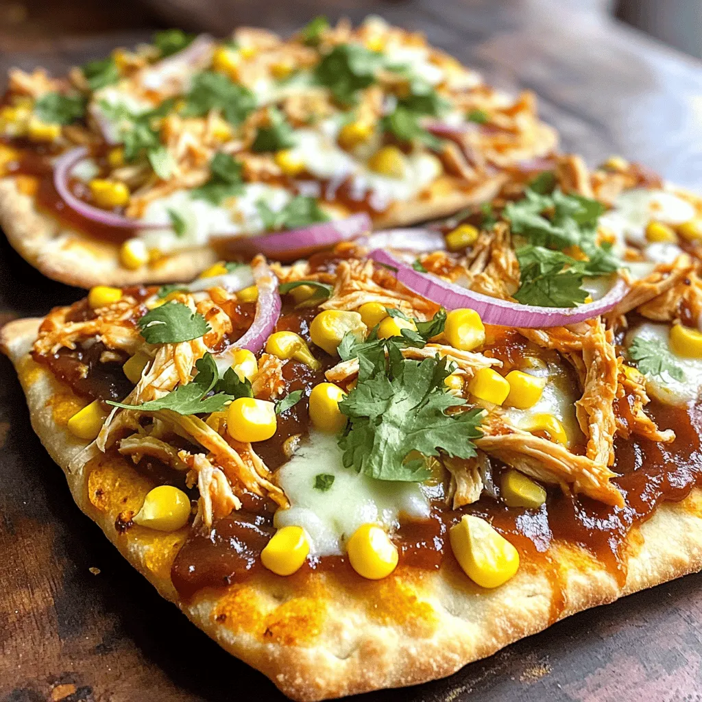 BBQ Chicken Flatbread Pizza Delightful and Easy Recipe