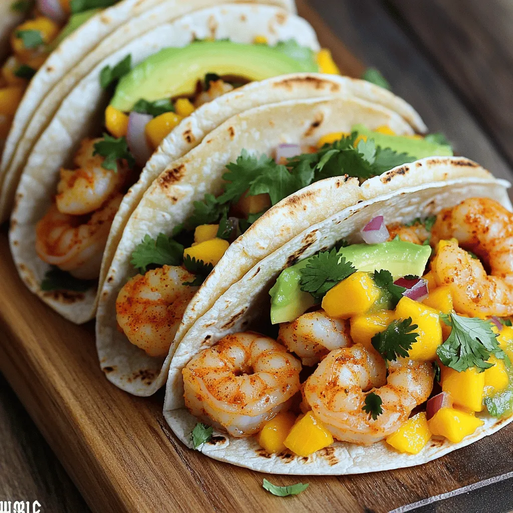Spicy Shrimp Tacos with Mango Salsa Delight