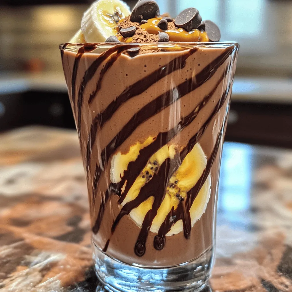 Peanut Butter Chocolate Protein Shake Tasty Delight
