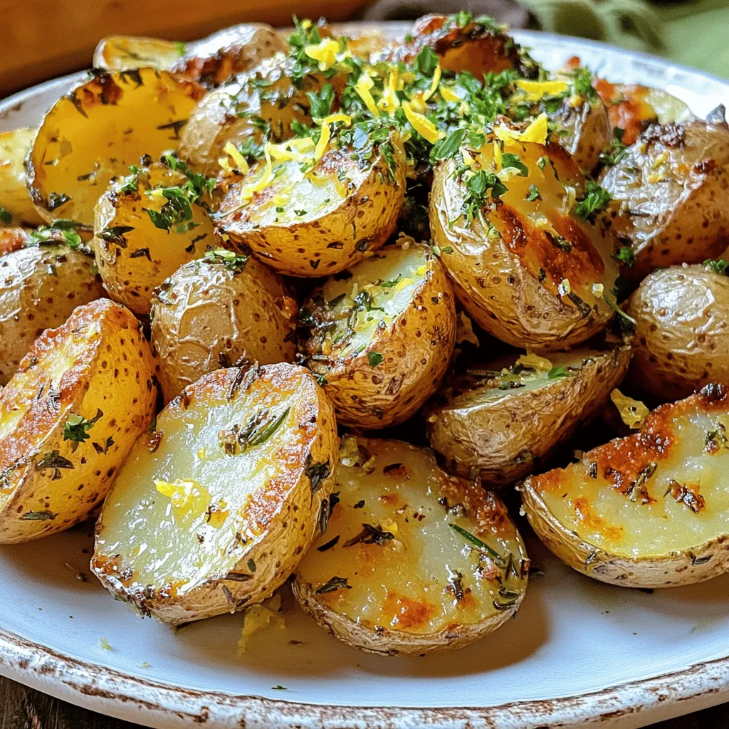 Garlic Herb Roasted Potatoes Flavorful Side Dish