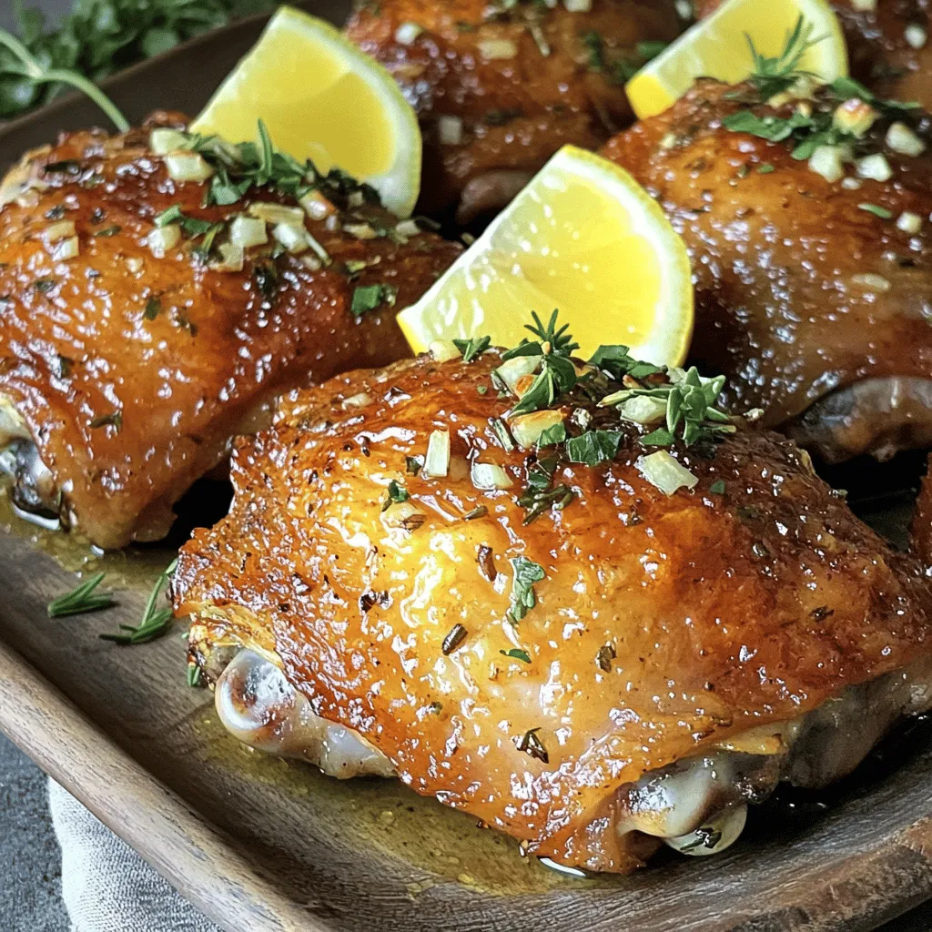 Garlic Herb Roasted Chicken Thighs Simple and Tasty