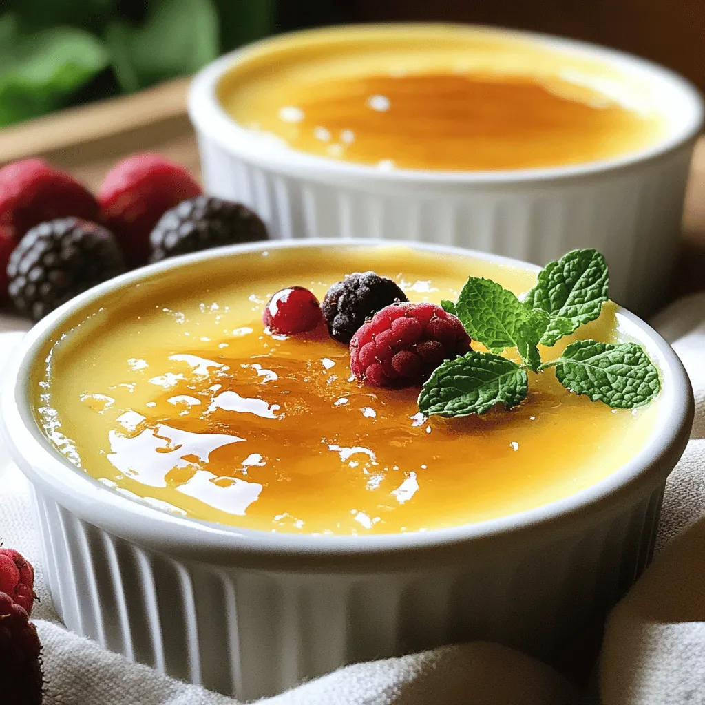 Vanilla Bean Crème Brûlée Delightful Dessert Recipe