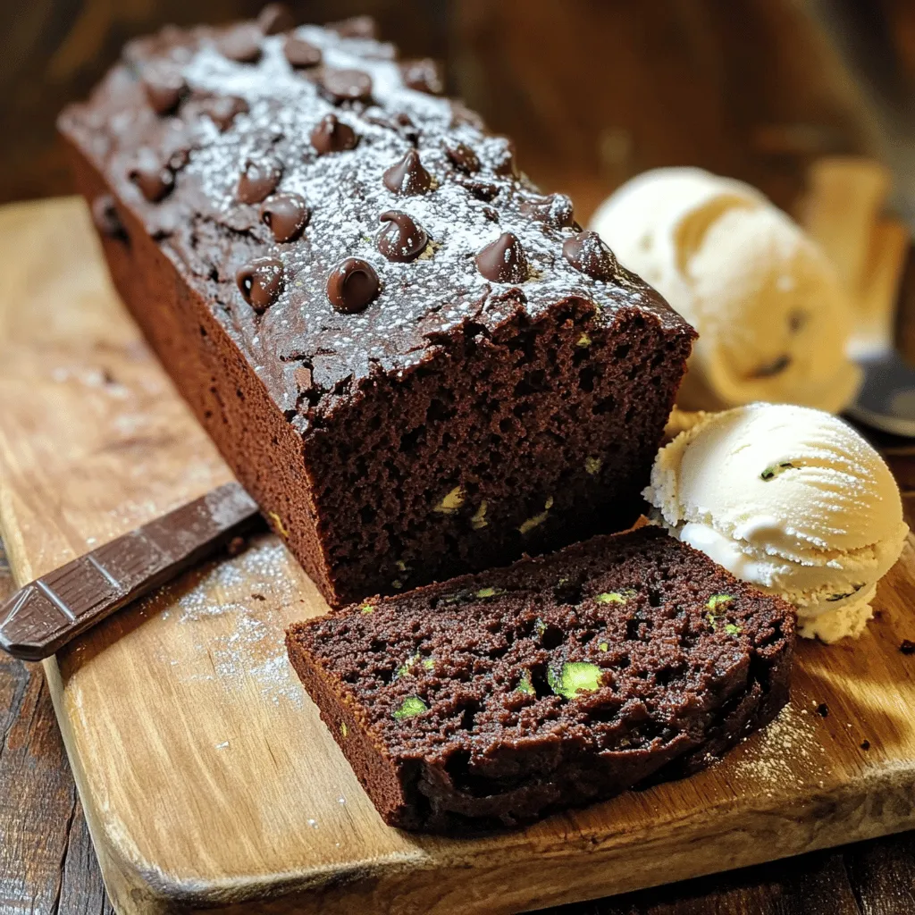 Double Chocolate Zucchini Bread Deliciously Moist Recipe