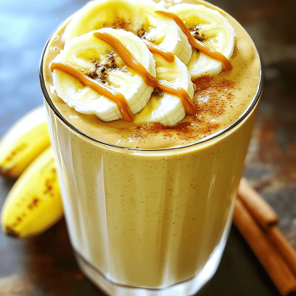 Peanut Butter Banana Smoothie Healthy and Tasty Drink