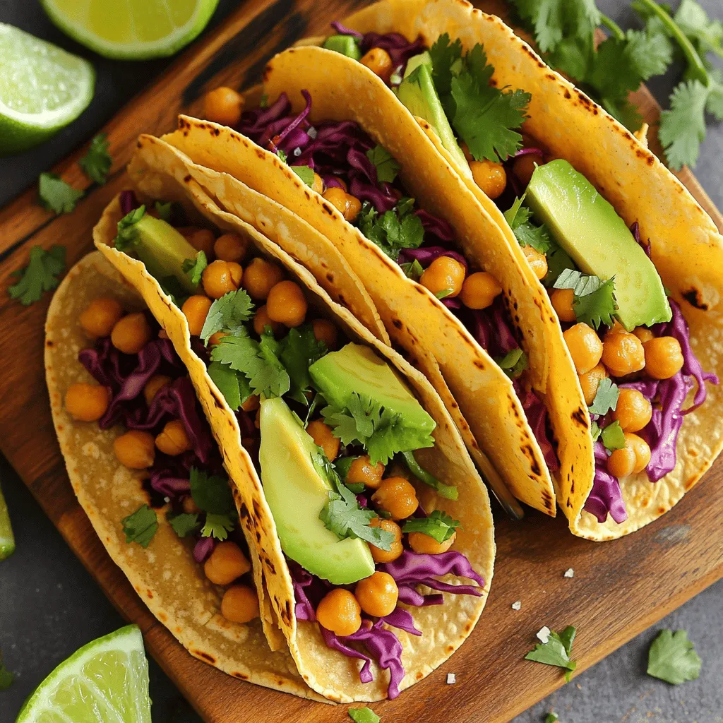 Crispy Chickpea Tacos Flavorful and Easy Dinner Idea