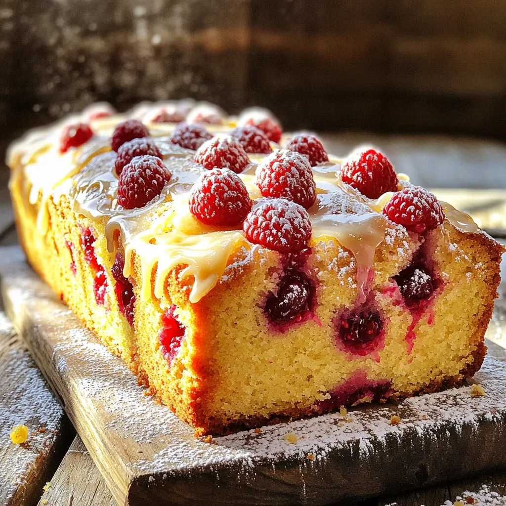 Lemon Raspberry Loaf Cake Delightfully Simple Recipe