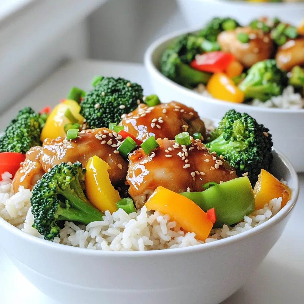 Minute Teriyaki Chicken Bowls Quick and Flavorful Meal