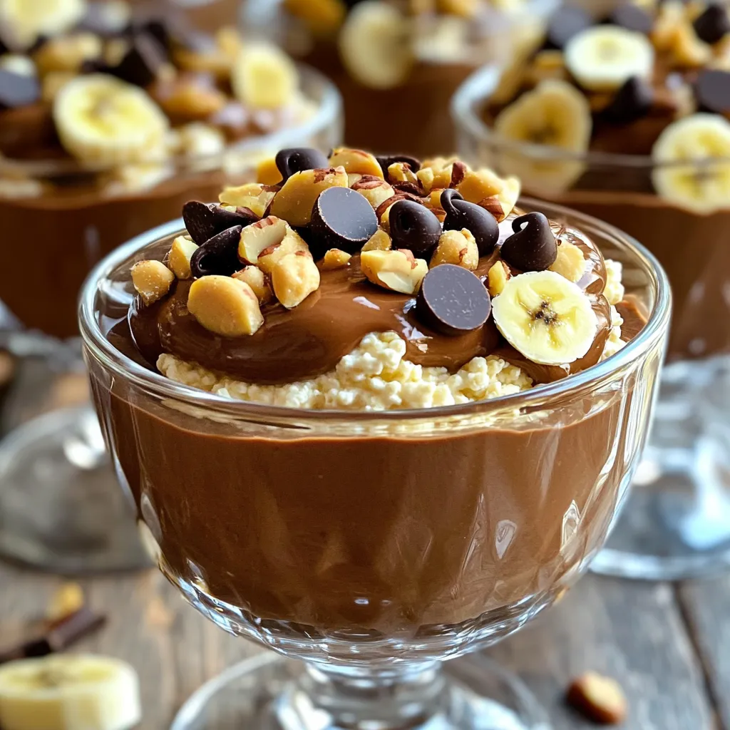 Peanut Butter Cottage Cheese Pudding Delightful Treat