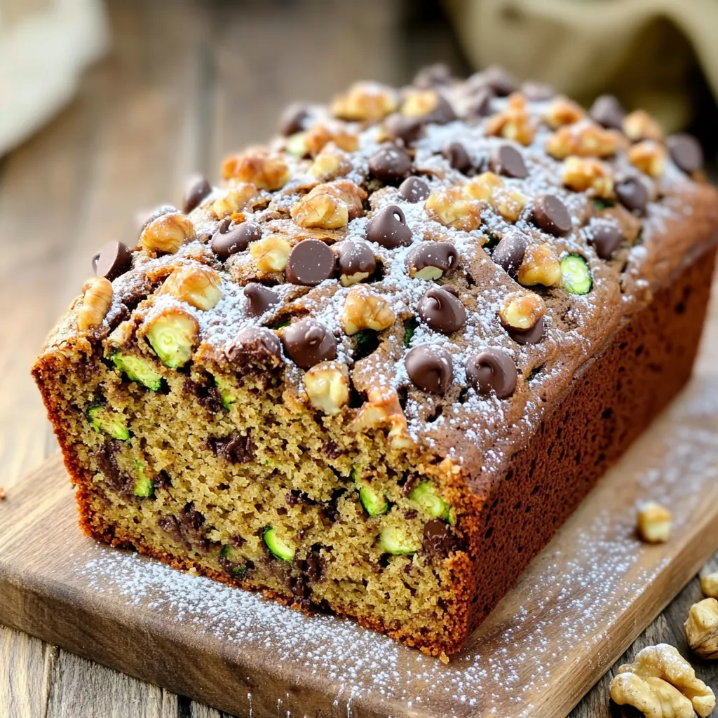 Chocolate Chip Zucchini Bread Simple and Tasty Recipe