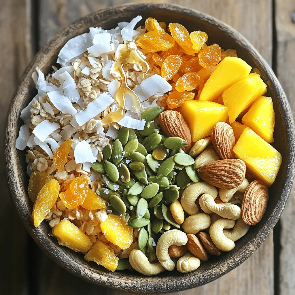 Tropical Coconut Snack Mix Simple and Tasty Treat