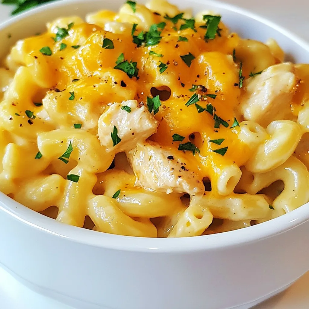 Savory Honey Garlic Chicken Mac and Cheese Recipe