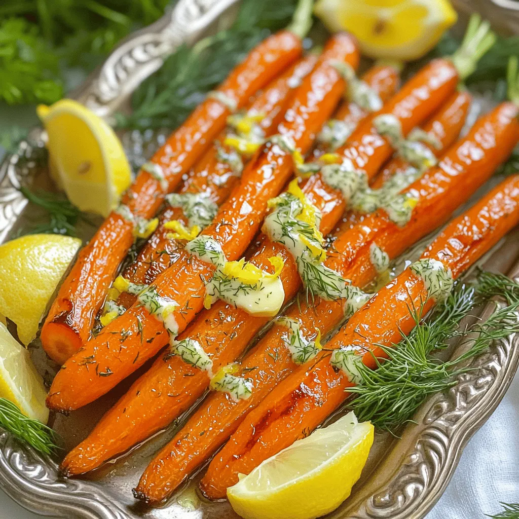 Herb Butter Roasted Carrots Flavorful Side Dish Recipe
