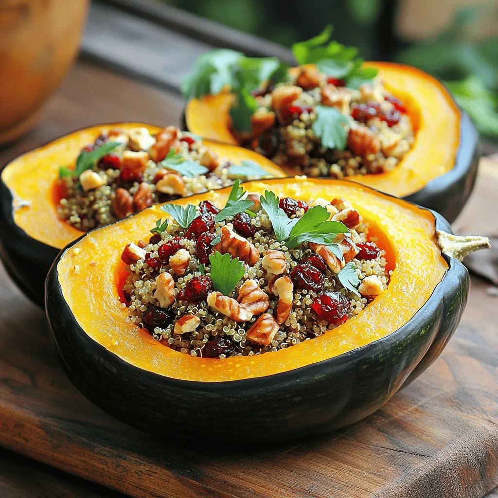 Stuffed Acorn Squash with Quinoa Flavorful Recipe