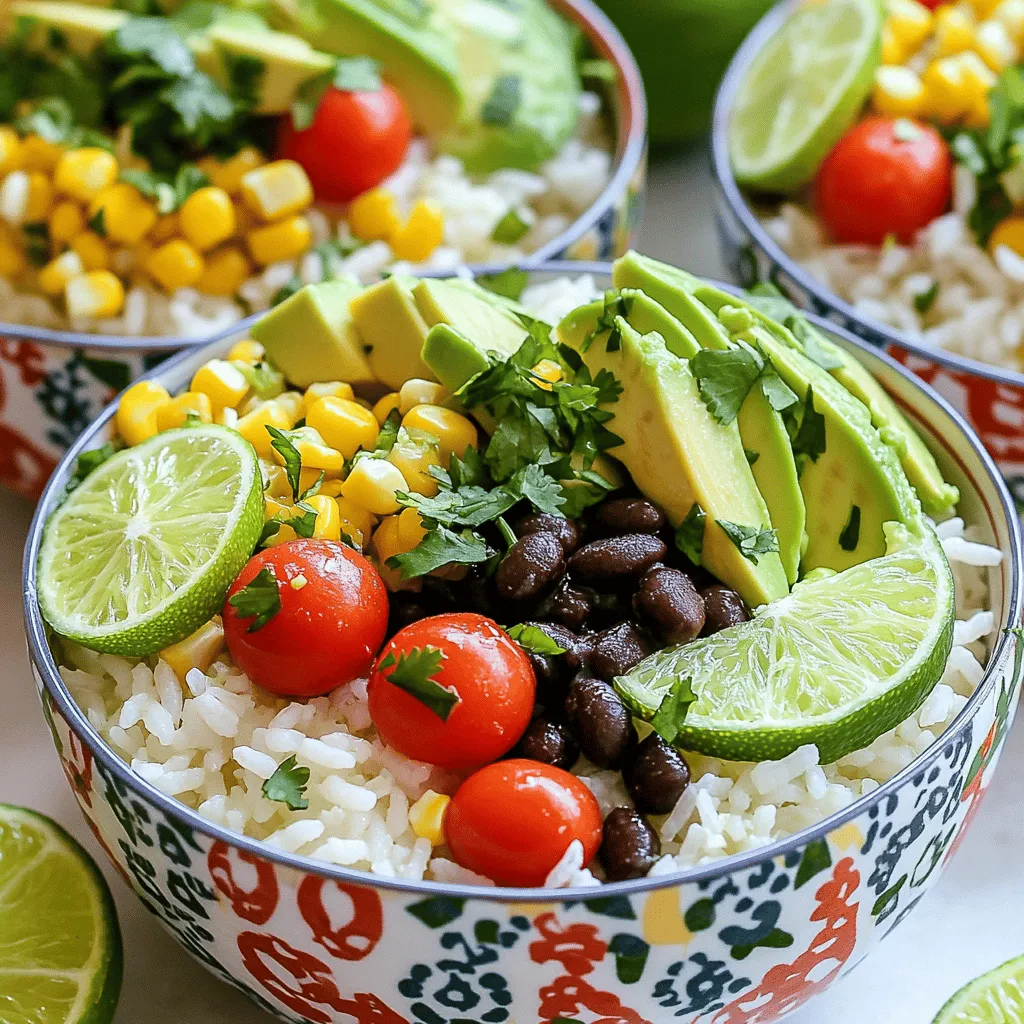 Zesty Cilantro Lime Rice Bowls Flavorful Meal Idea