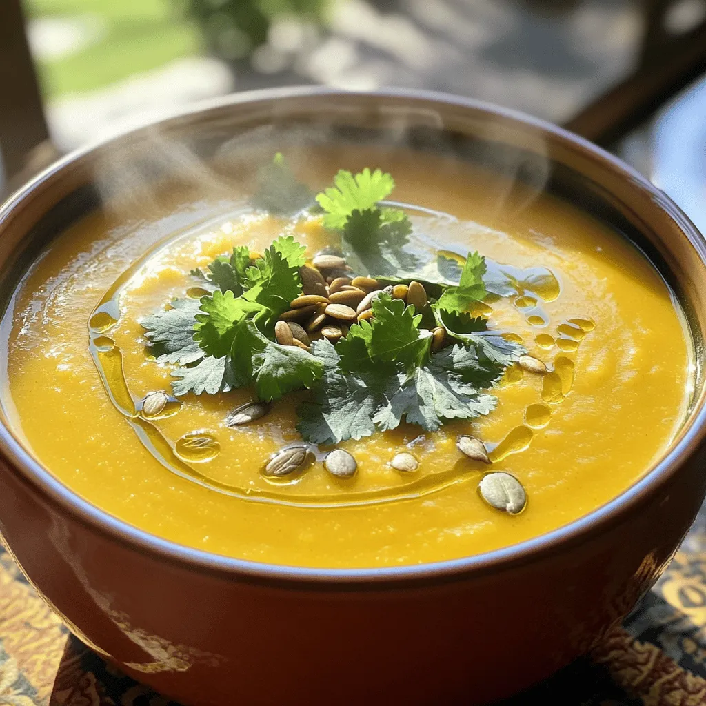 Coconut Curry Butternut Squash Soup Rich and Creamy
