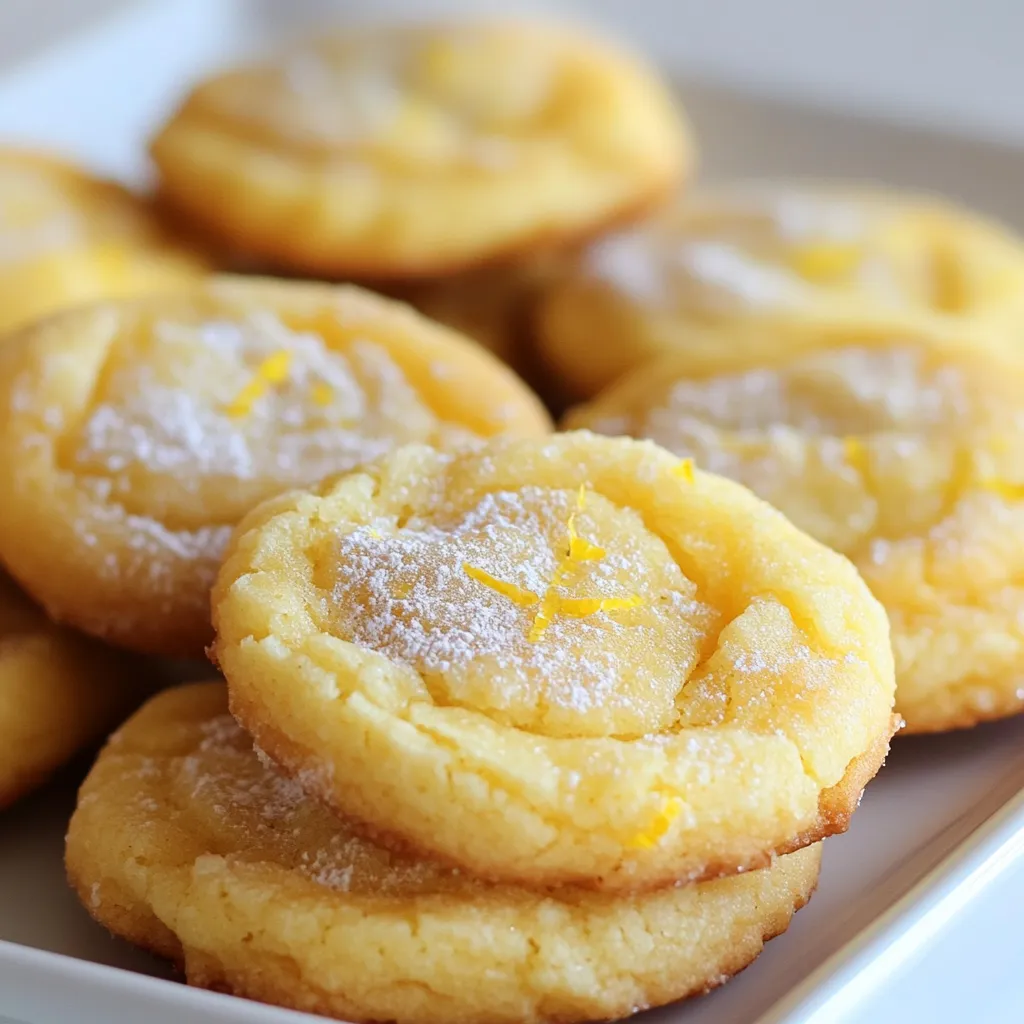 Soft Chewy Lemon Cookies Delightful and Easy Recipe