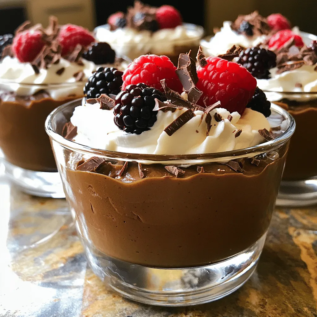 Chocolate Avocado Mousse Creamy Rich Delight