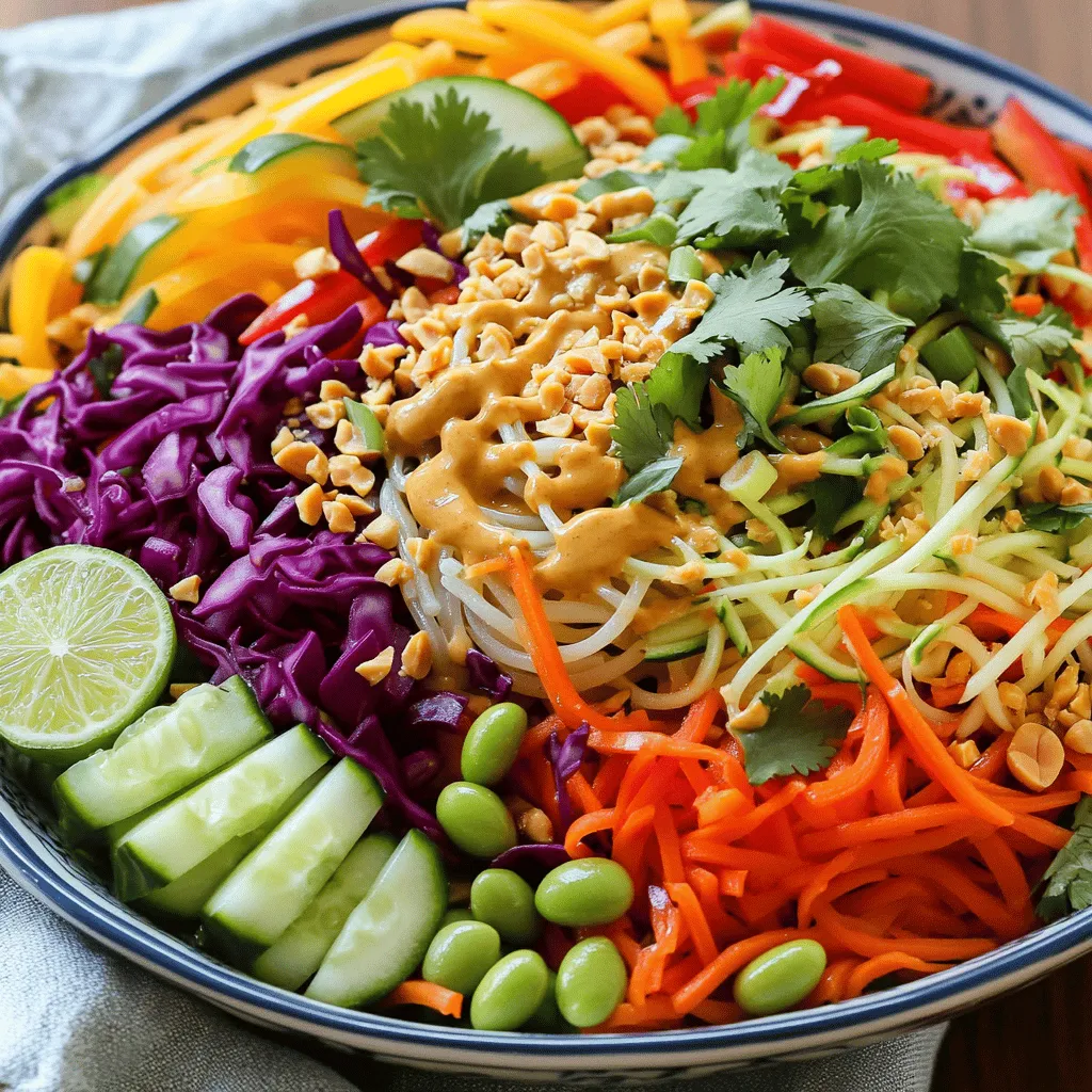 Thai Peanut Noodle Salad Flavorful and Nutritious Treat