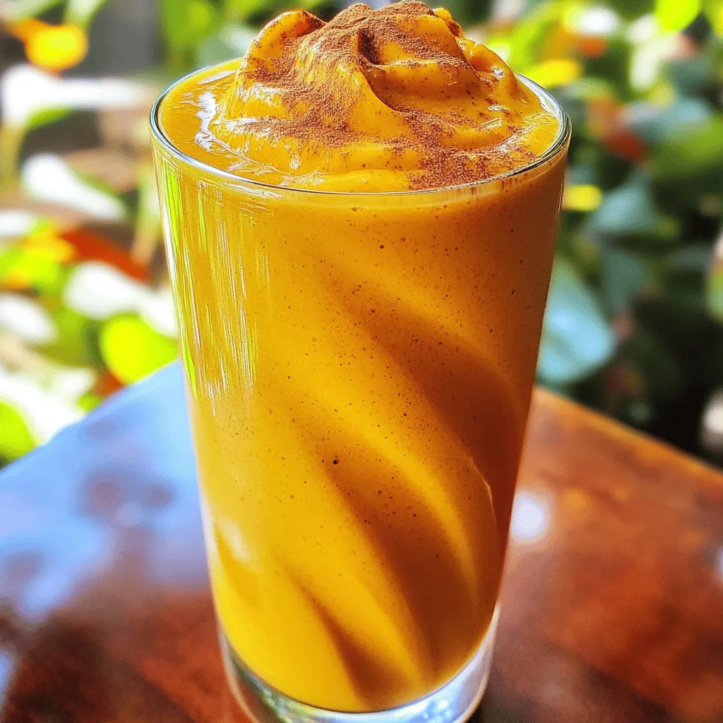 Pumpkin Spice Protein Shake Nutritional Power Boost