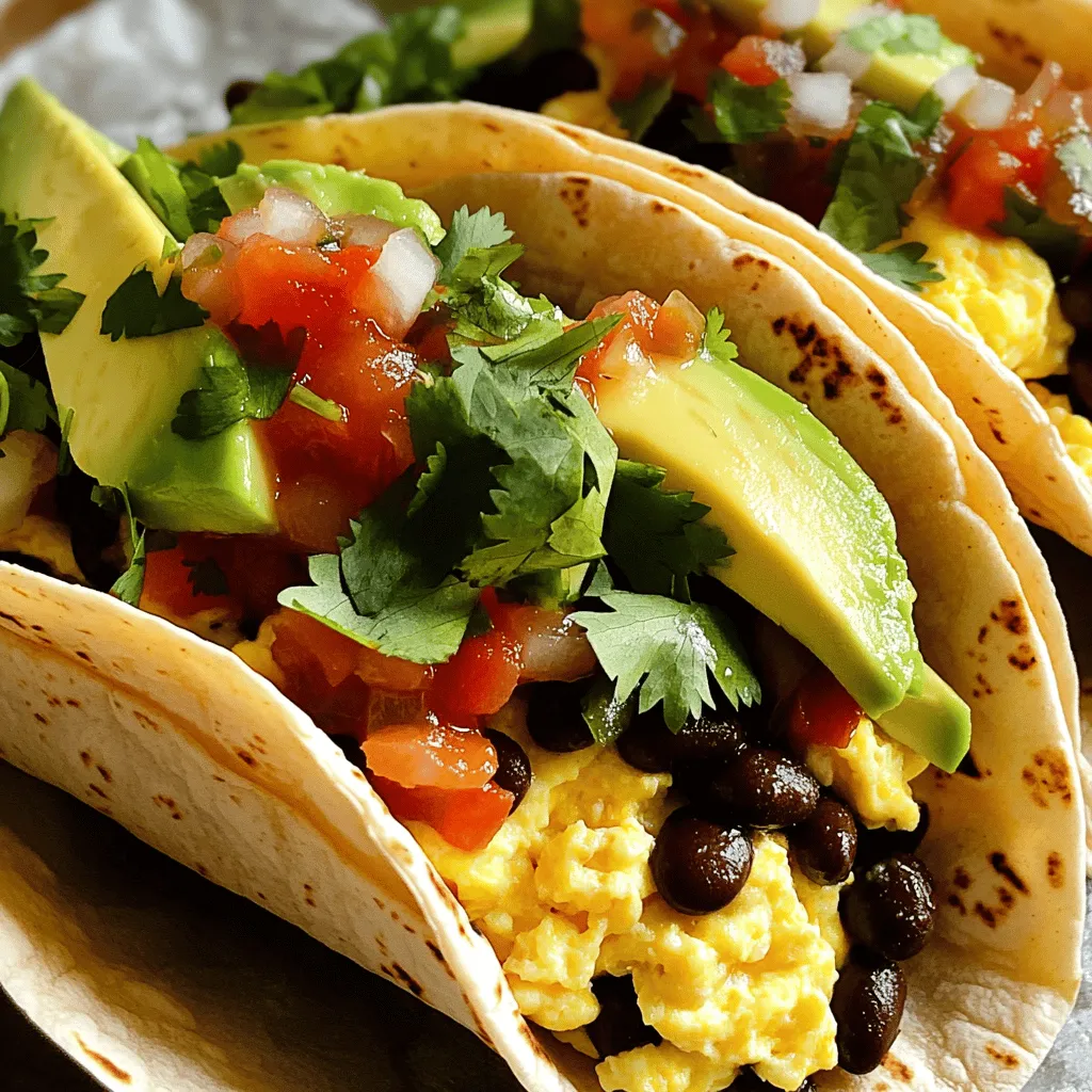 Savory Breakfast Tacos Flavorful Morning Delight