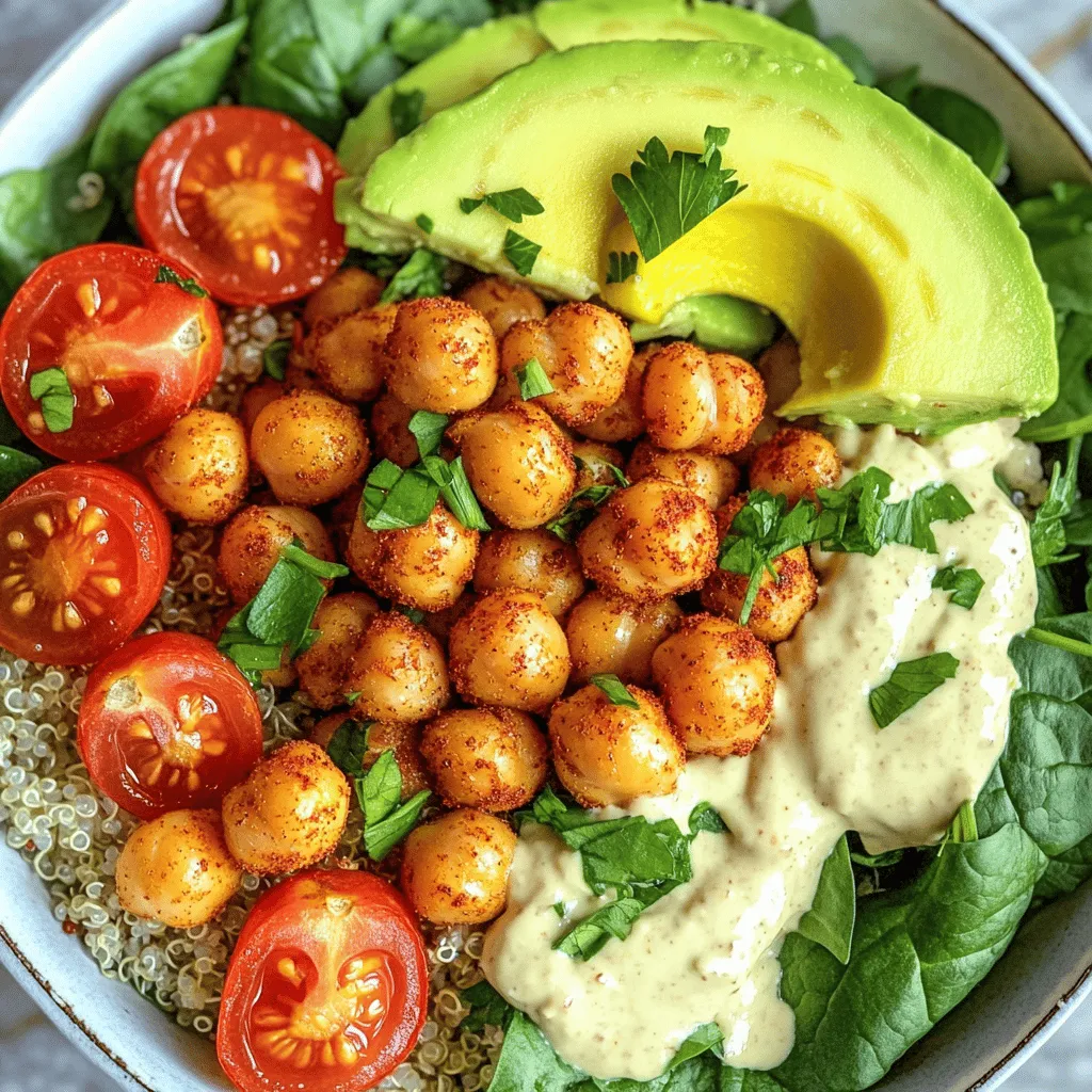 Crispy Chickpea Power Bowl Flavorful and Healthy Meal