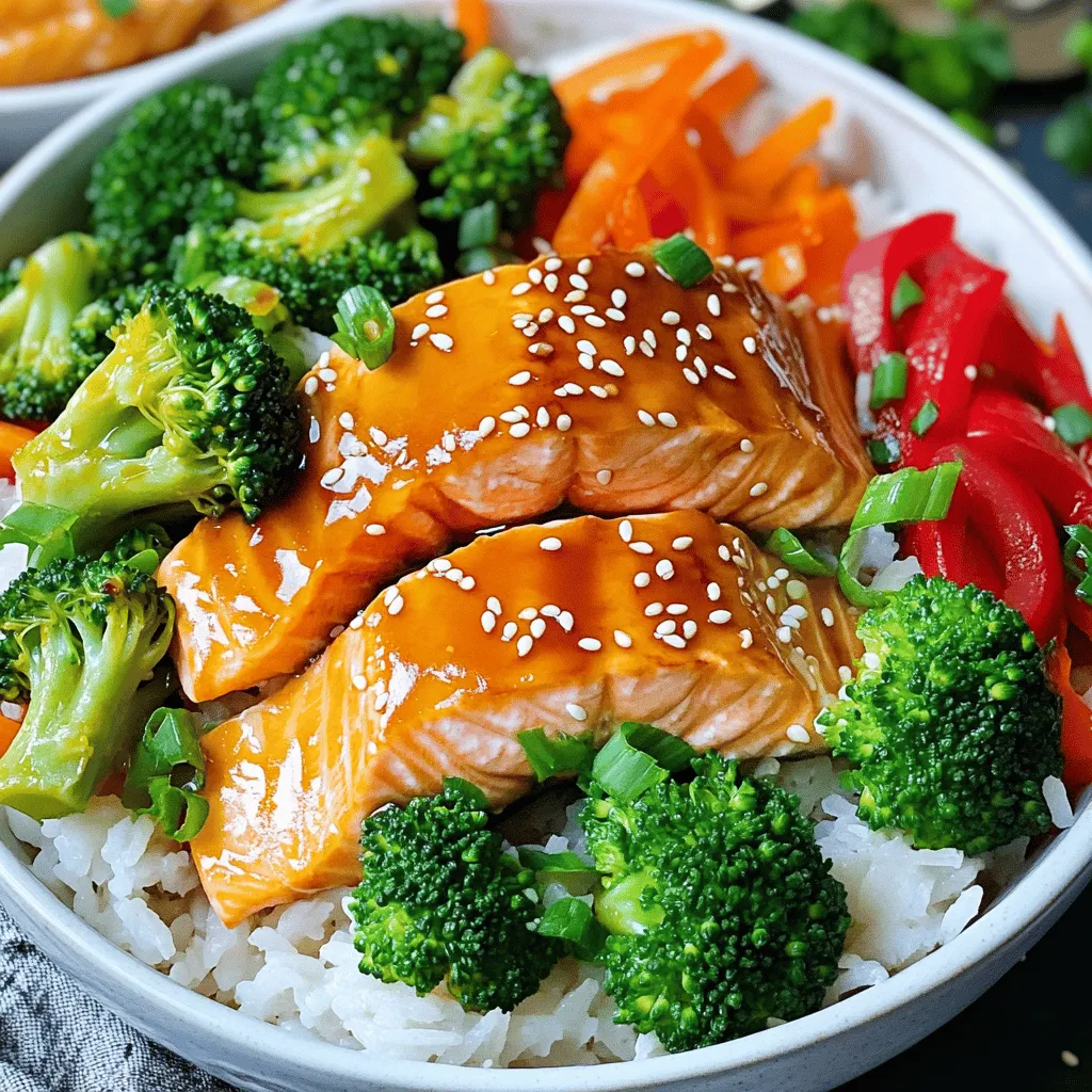 Teriyaki Salmon Bowls Packed with Flavor and Nutrition