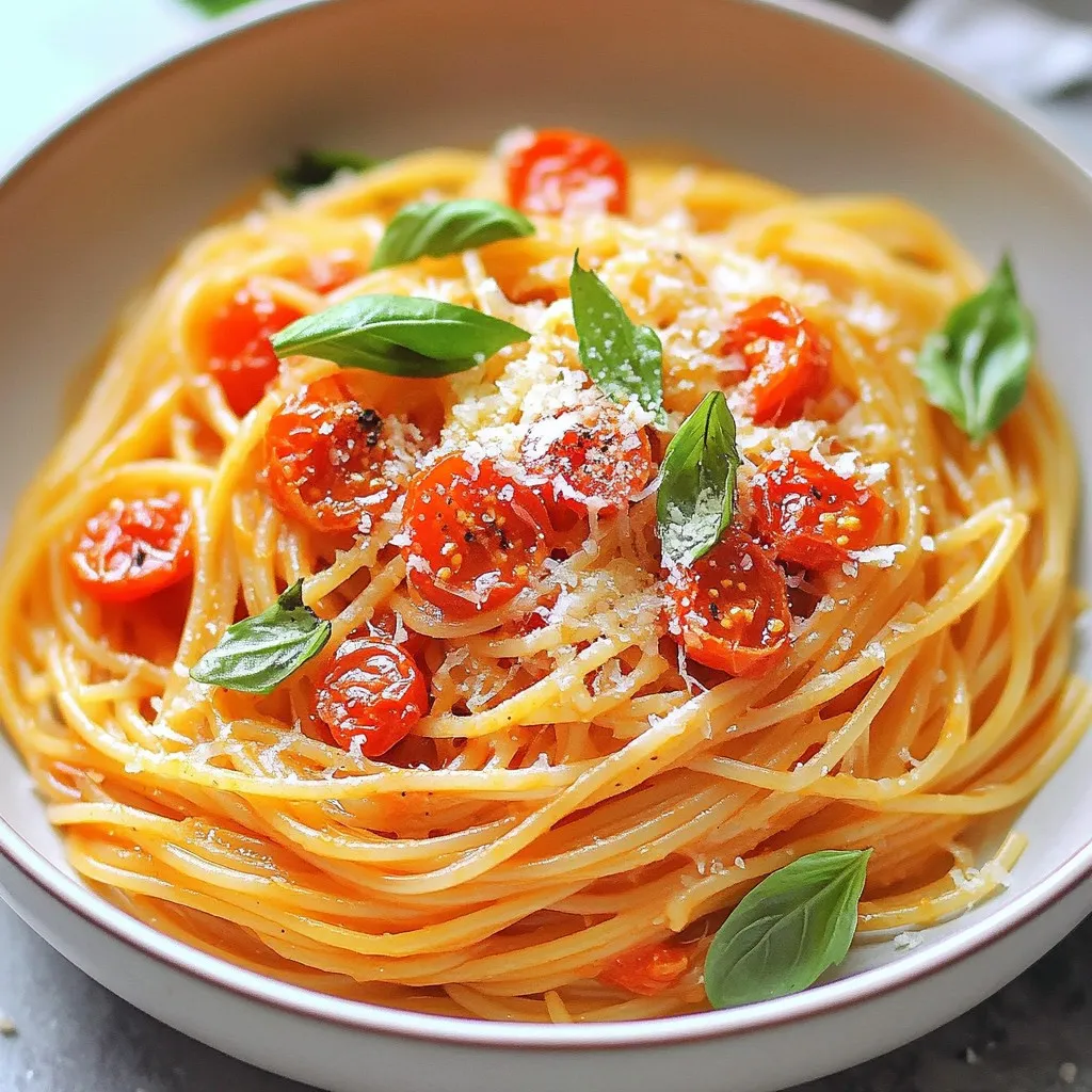 Flavorful Minute Tomato Garlic Pasta Quick Recipe