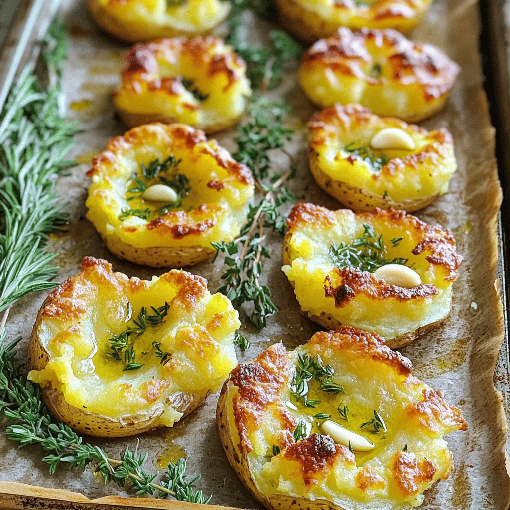 Smashed Potatoes with Herbs for a Flavorful Side