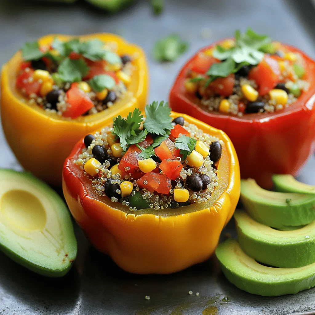Vegan Quinoa Stuffed Peppers Flavorful and Nutritious