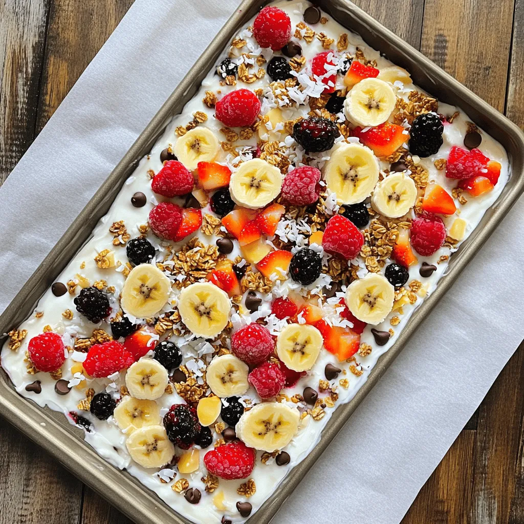 Frozen Yogurt Bark Refreshing and Easy Recipe