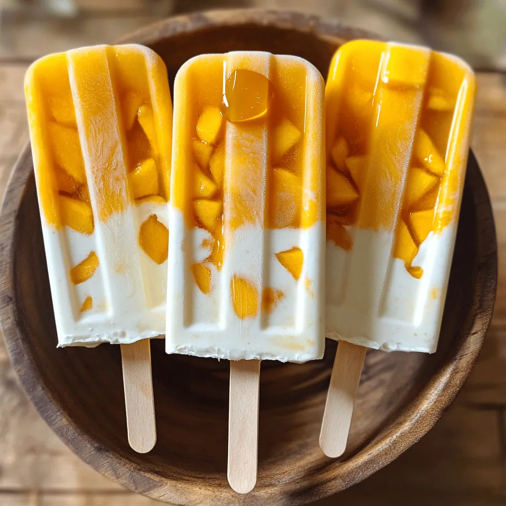 Easy Peach Yogurt Popsicles Simple and Tasty Treat