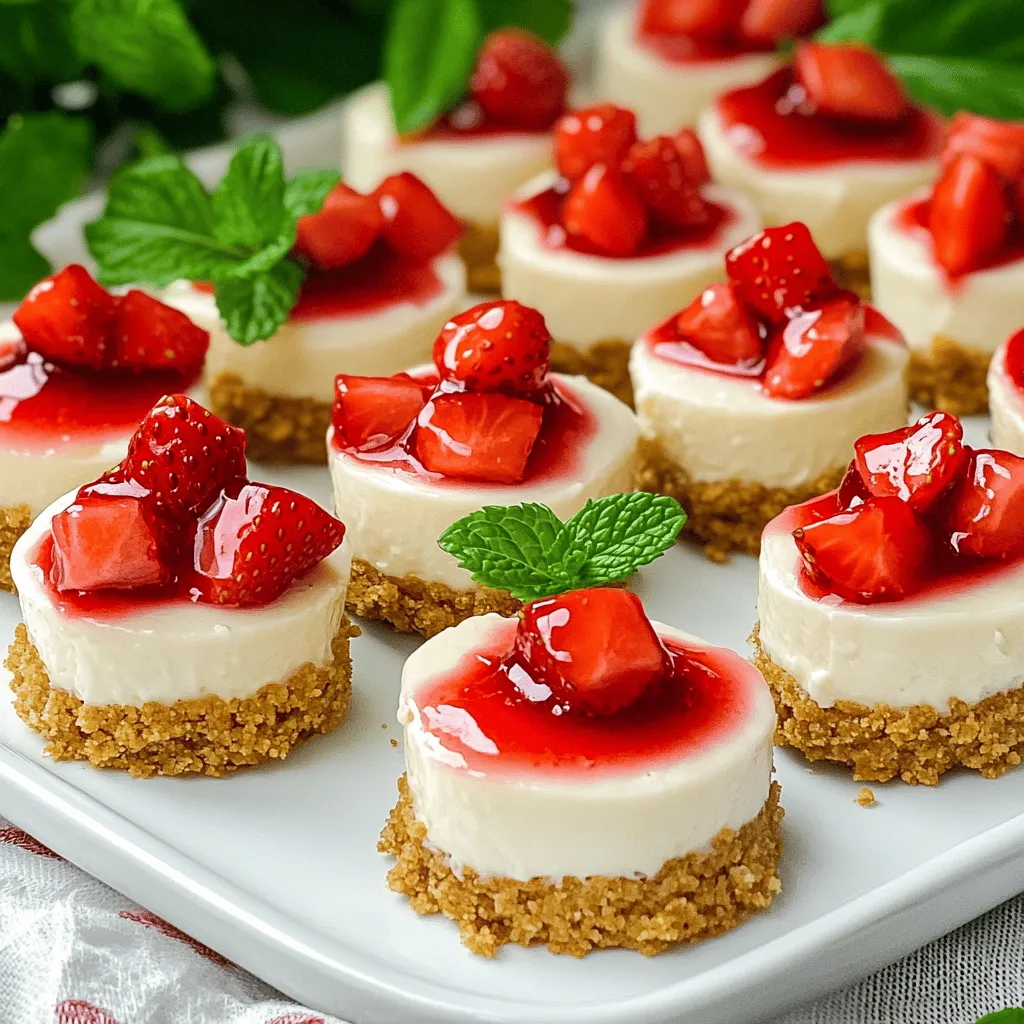 Strawberry Cheesecake Bites Delightful Sweet Treat