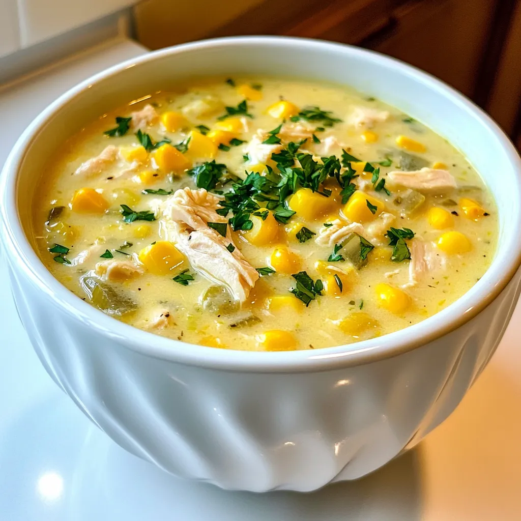 Chicken Corn Chowder Crockpot Flavorful Comfort Meal