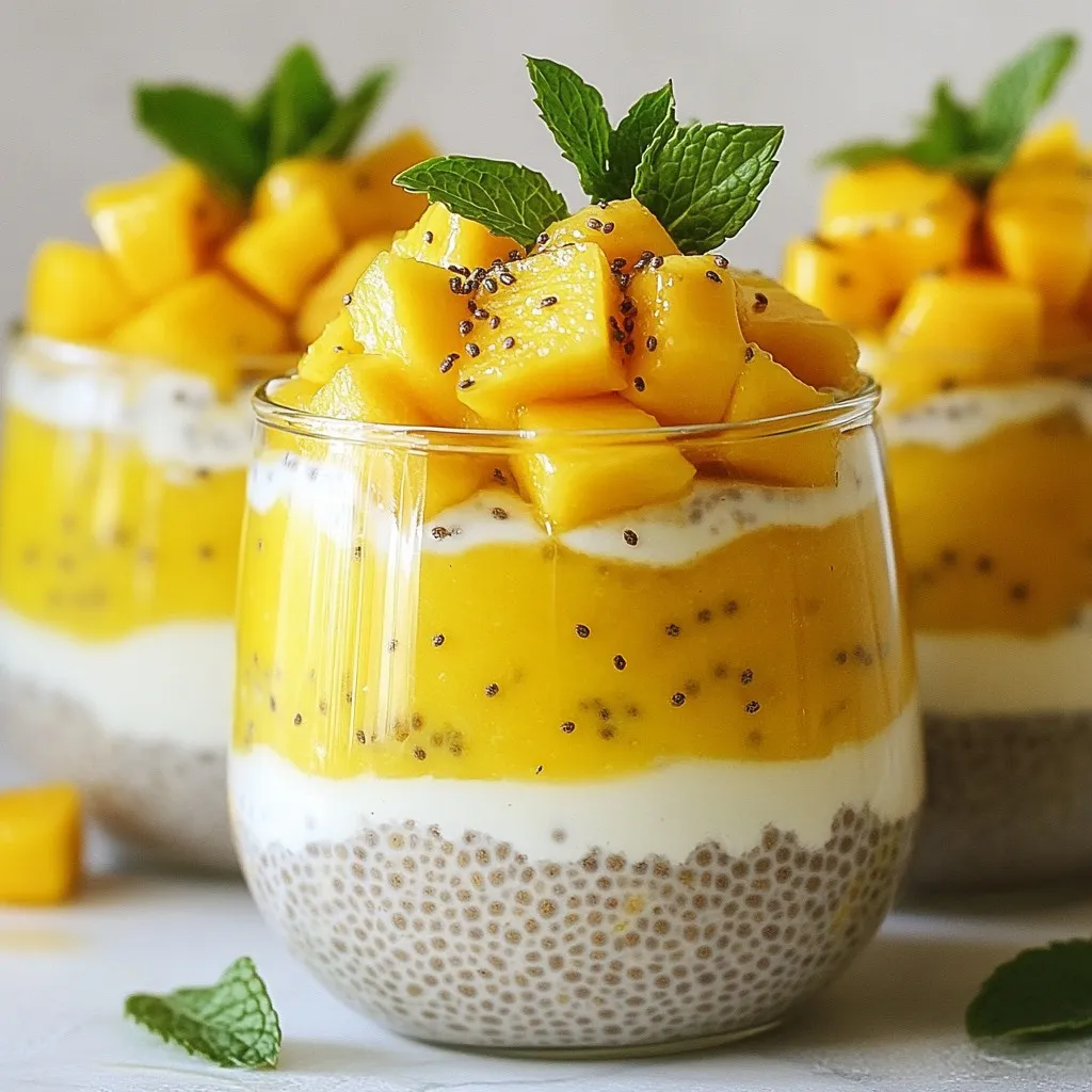 Coconut Mango Chia Pudding Delightful and Healthy Treat