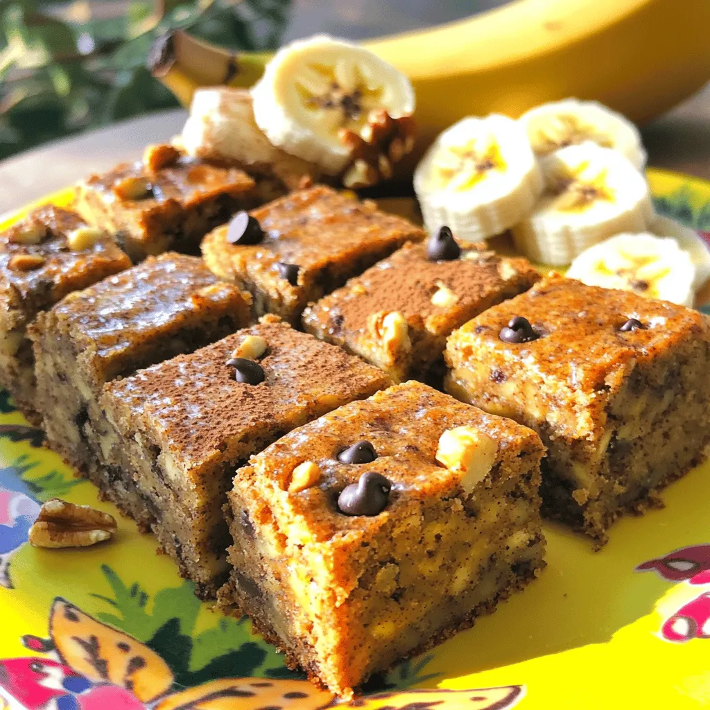 Healthy Banana Bread Bars Simple and Tasty Recipe
