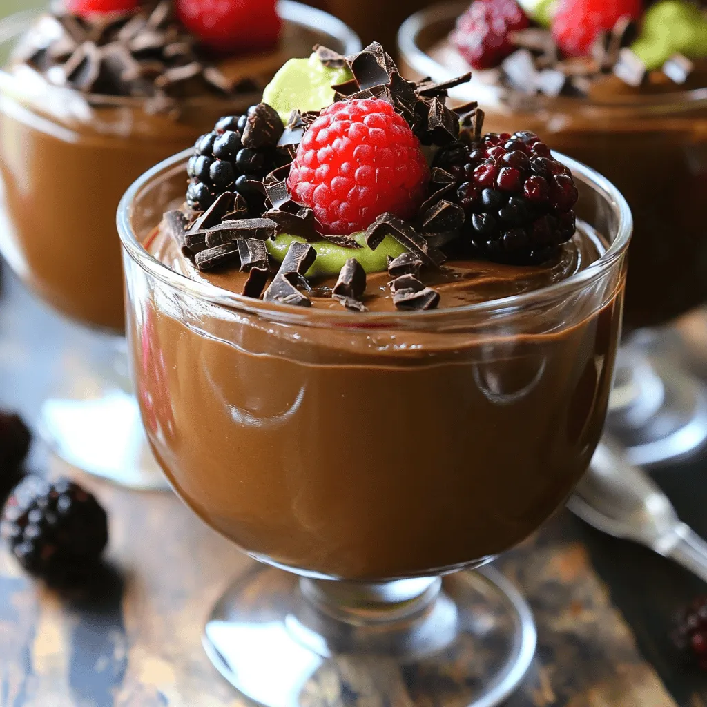 Chocolate Avocado Mousse Rich and Creamy Delight